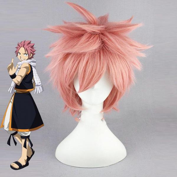 Custom size》Anime Fairy Tail: Dragon Cry Natsu Dragneel Cosplay Costume Wig  Any Size - AliExpress
