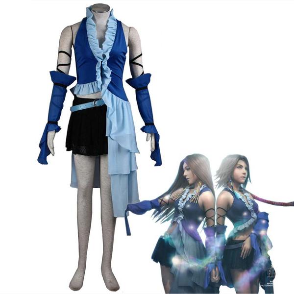 Final Fantasy X-2 Yuna Lenne Cosplay Costume Full Set - Cosplay Shop