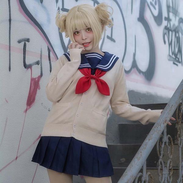 My Hero Academia League of Villains Himiko Toga Cosplay Costume With ...