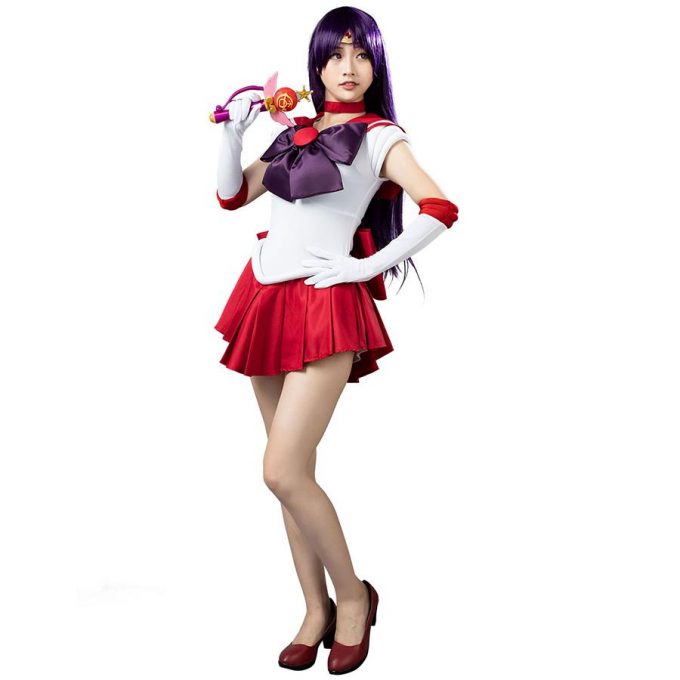 Sailor Moon Sailor Mars Hino Rei Cosplay Costume Full Sets - Cosplay Shop