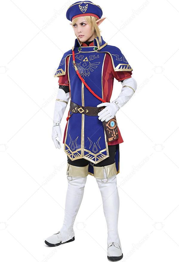 The Legend of Zelda Breath of the Wild Royal Guard Uniform Link Cosplay