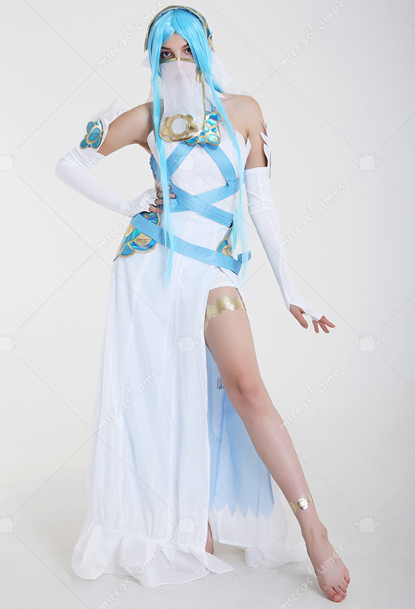 Anime Fire Emblem Fates Azura Bright Dress Cosplay Costume Custom Made