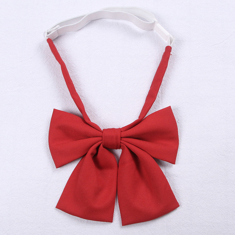 Japanese School JK Uniform Bow Tie For Girls Butterfly Cravat Solid ...