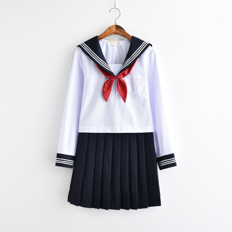 Japanese School Uniforms Anime COS Sailor Suit Jk Uniforms College Middle School Uniform For