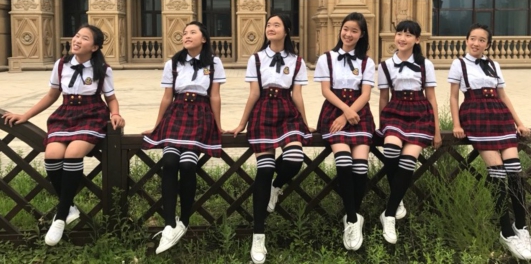 Hot Korean School Uniform Girls Jk Navy Sailor Suit For Women Japanese School Uniform Cotton White Shirt + Plaid Straps Skirt Image