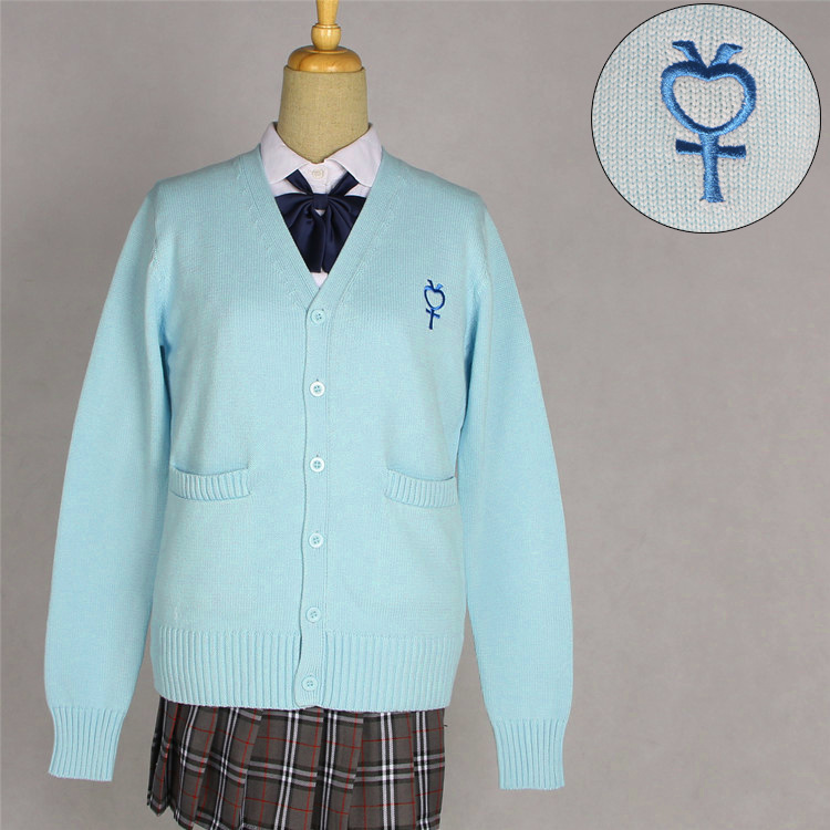 9 Colors Japanese Style Students Girls Cardigans Sweater Sailor Moon JK School Uniforms Symbol Embroidery Knitwear Autumn Winter Image
