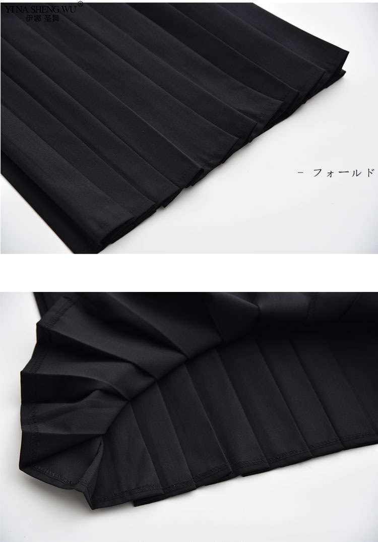 Cross Embroidery School Uniform High School Girl Sailor Suit Cosplay Costume Black Short Long Sleeve Japanese Anime Uniforms Image