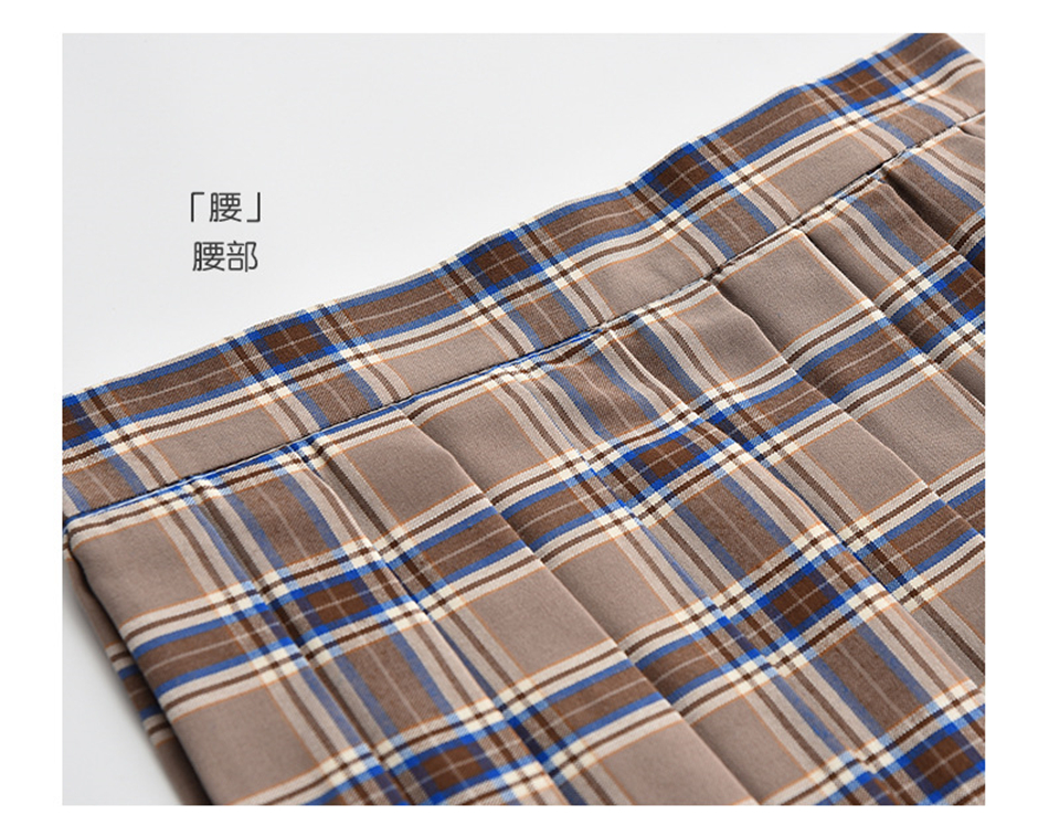 Japanese Style Fashion JK School Uniform College Girl Skirt Pleated Lattice Sailor Dress Tie Cute Girls Cosplay Clothing Set Image