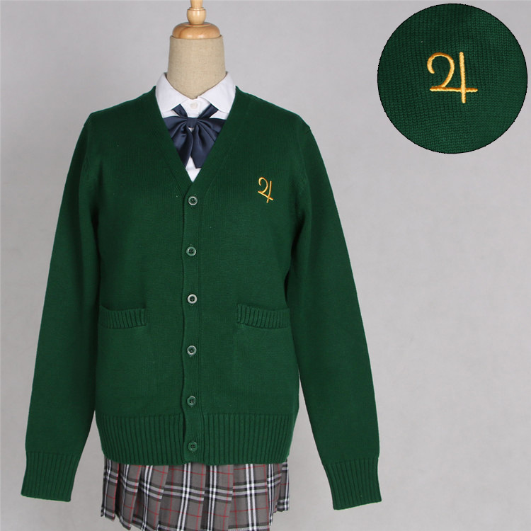 9 Colors Japanese Style Students Girls Cardigans Sweater Sailor Moon JK School Uniforms Symbol Embroidery Knitwear Autumn Winter Image