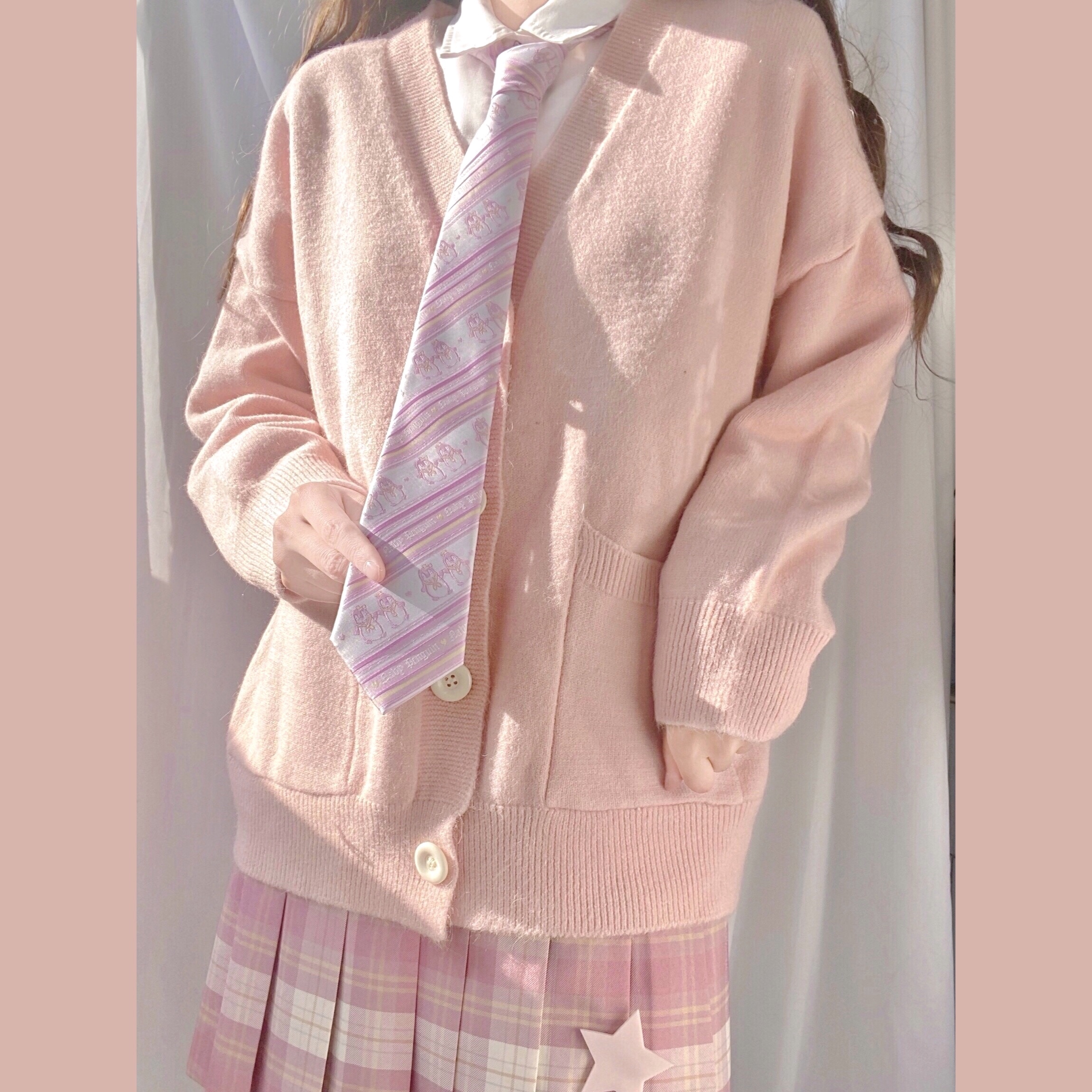 JK Cardigan Loose JK Sweater Coat japanese school uniform school girl uniform japanese fashion uniformes estudiantes Image