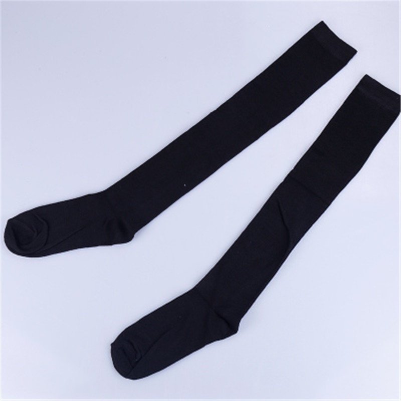 4 color School Uniform Socks Spring Autumn Winter Japanese School Girl Socks Striped Style Football Socks Image