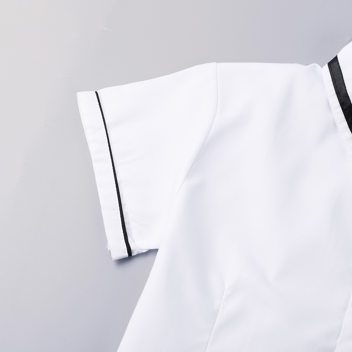 TiaoBug Japanese School Girl Uniform Suit White Short Sleeve T-shirt Top Pleated Skirt Cosplay Korean Girls Student Costume Set Image