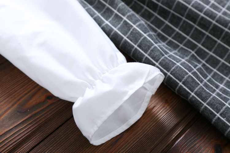 aeProduct.getSubject() Women's Literary Students Checked Dress Female Japanese School Uniform For Girls Long Sleeve Cotton and Linen Princess Dresses Image