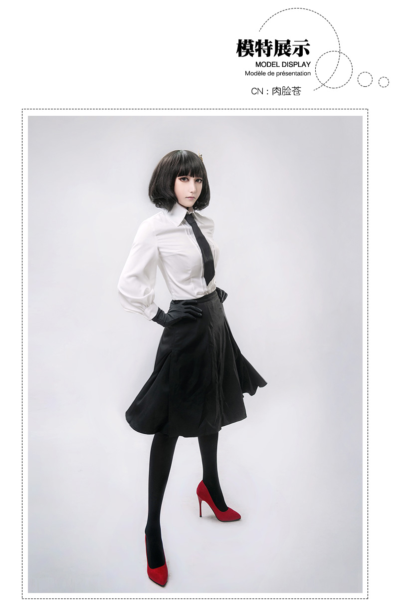 Japanese School Uniform Dress Cute Bungo Wild Dog And Xie Yejingzi Cosplay Costume Anime Royal Sister Faner Ladies Cosplay Set Image