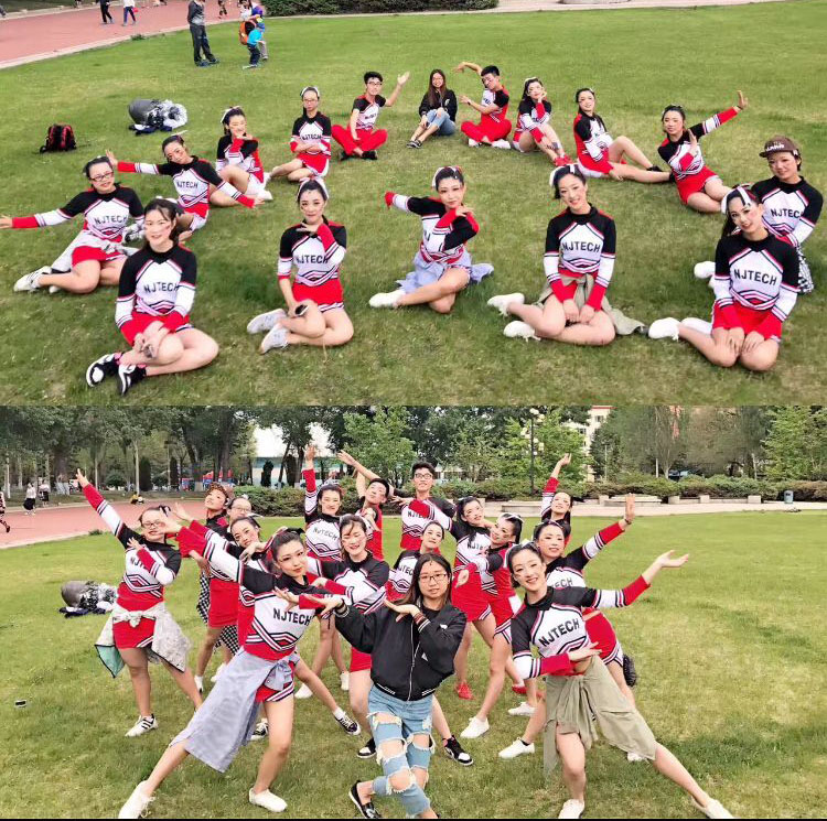 110-170cm Japanese School Uniform Girls Tops+skirt Student Cheerleading Costumes Full Sleeve Boys Aerobics Dance Clothing Set Image