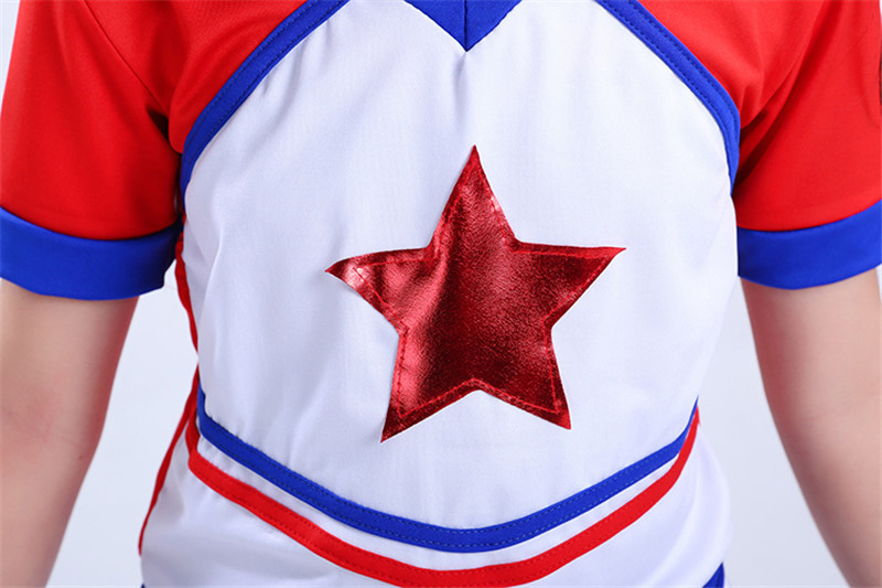 Teenager Girls School Uniform Dresses Stage Wear Show Performance Cheerleading Cheerleader Costumes for Kids Boys Clothing Set Image