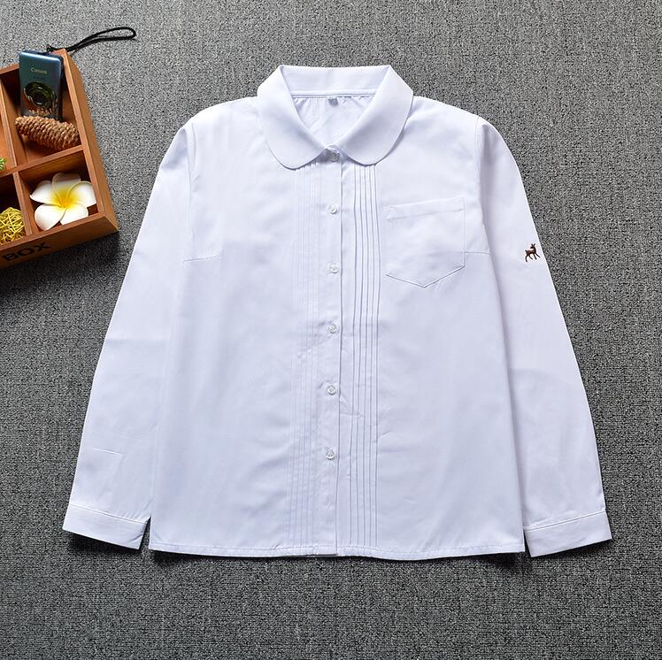 Japanese sailor suit long-sleeved school uniform Cardigan student wear class Japanese JK uniform shirt Cardigan set Image