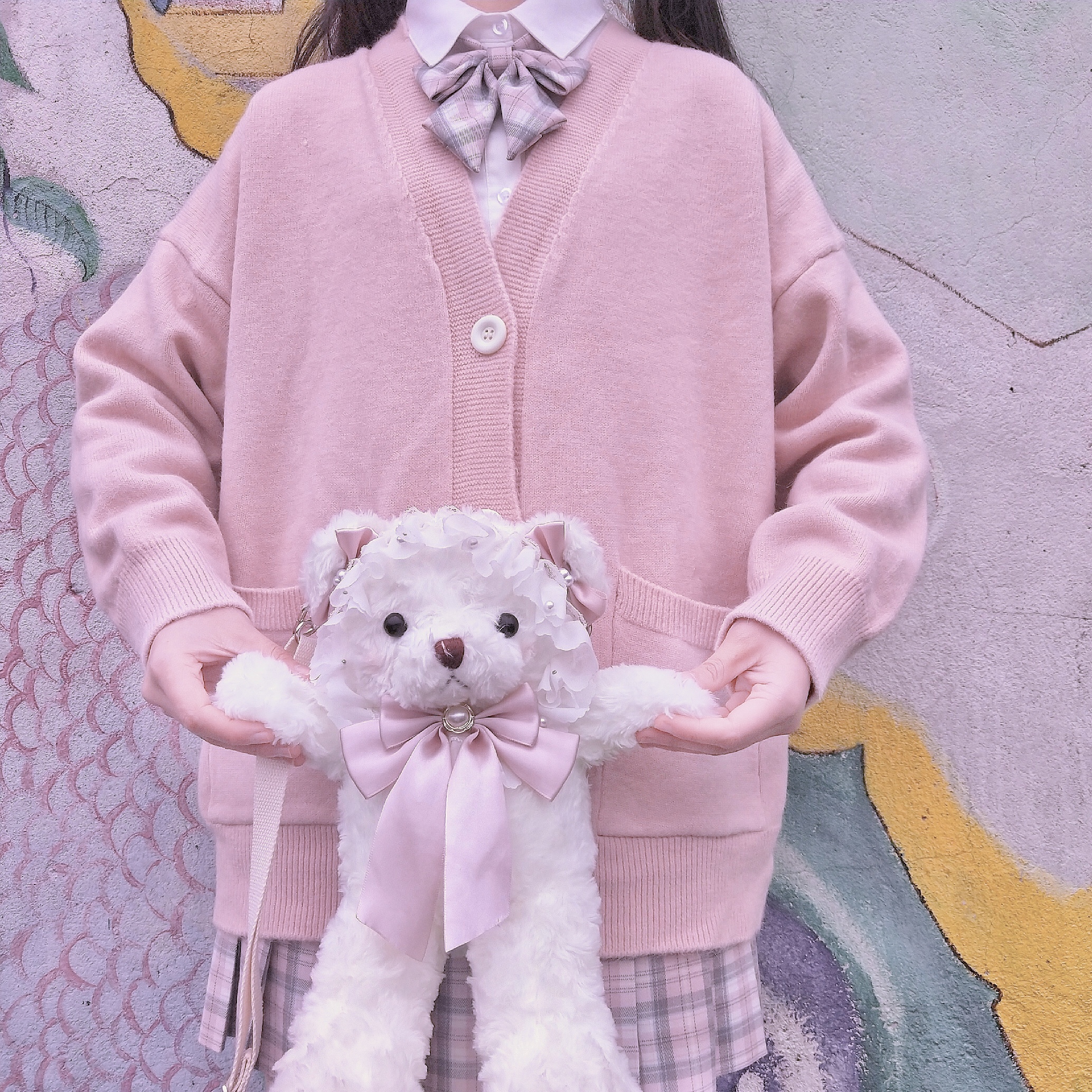 JK Cardigan Loose JK Sweater Coat japanese school uniform school girl uniform japanese fashion uniformes estudiantes Image