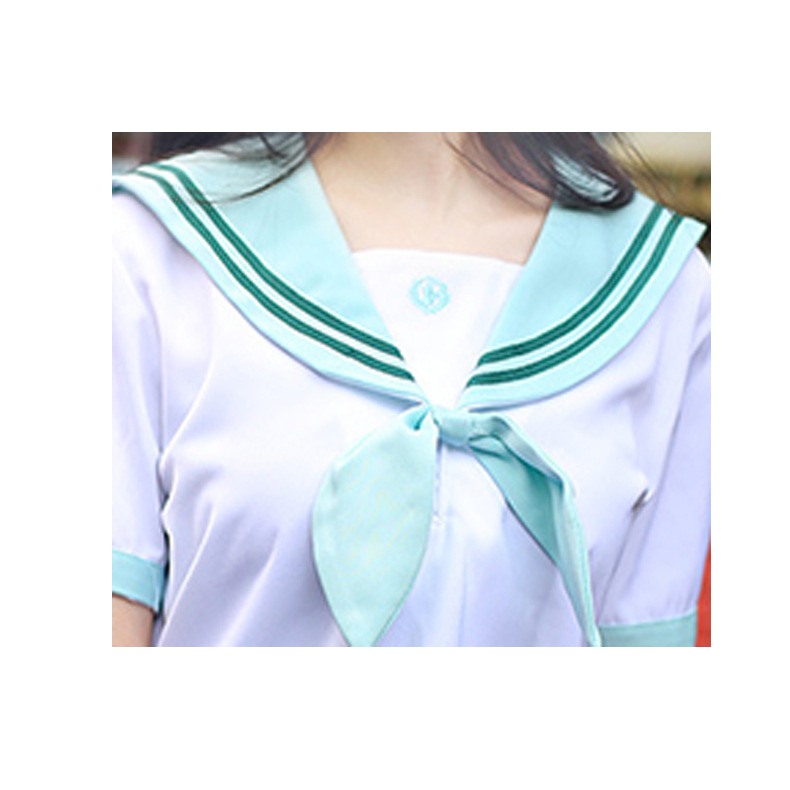 Japanese School Uniform For Girls Sailor Pink Mint Style Students Clothes For Girl Plus size Lala Cheerleader clothing Image