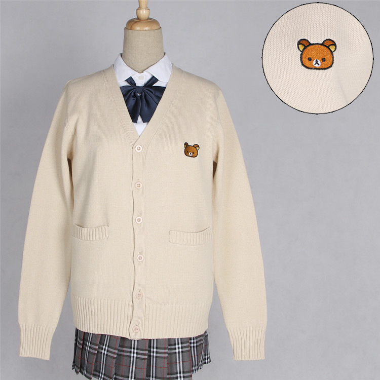 9 Colors Japanese Style Students Girls Cardigans Sweater Sailor Moon JK School Uniforms Symbol Embroidery Knitwear Autumn Winter Image