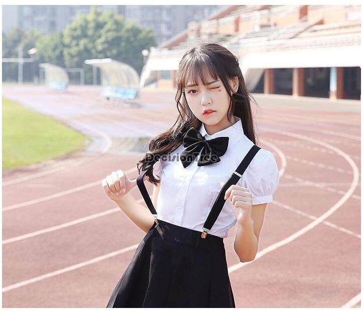 2020 school uniform set student uniform tie sailor suit set JK uniform costume japanese school uniform girl cute cosplay Image