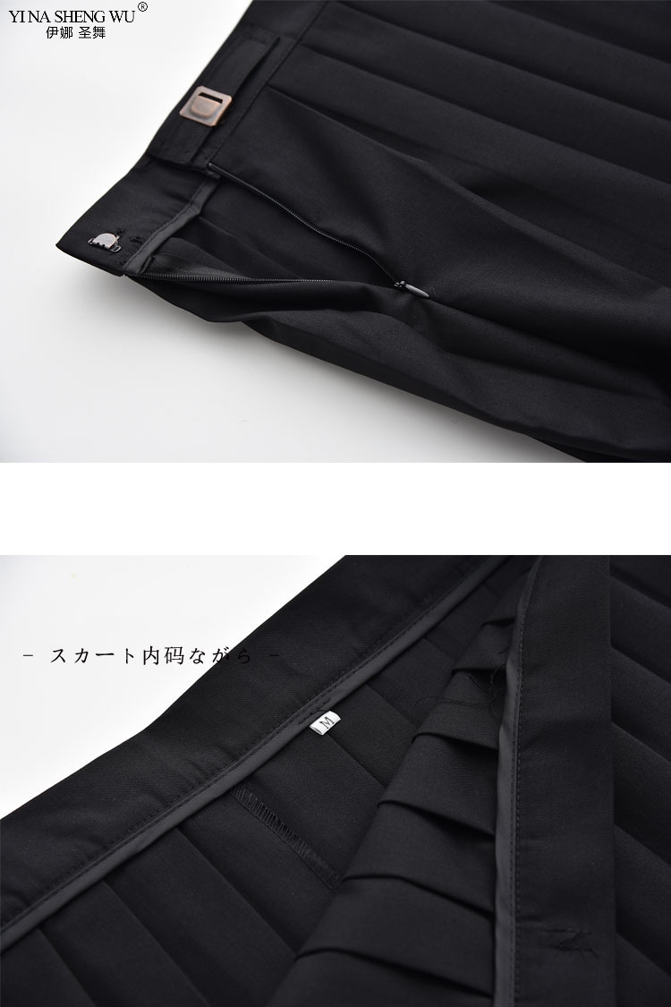 Cross Embroidery School Uniform High School Girl Sailor Suit Cosplay Costume Black Short Long Sleeve Japanese Anime Uniforms Image