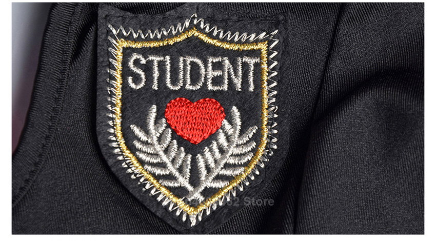 British High School Student Girls School Uniform Women Sexy JK Suit Bandage Backless Tops+Plaid Skirt Clothing Set for Female Image