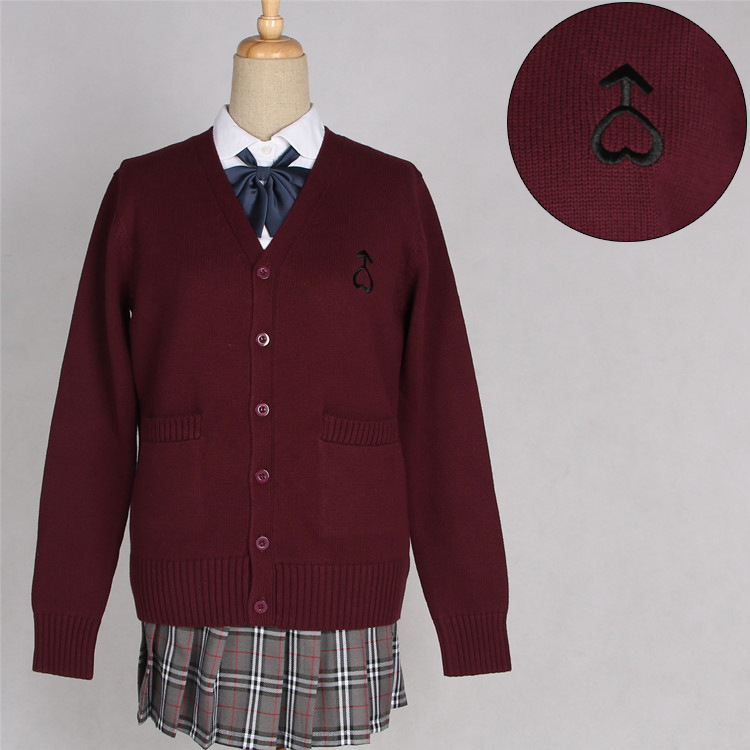9 Colors Japanese Style Students Girls Cardigans Sweater Sailor Moon JK School Uniforms Symbol Embroidery Knitwear Autumn Winter Image