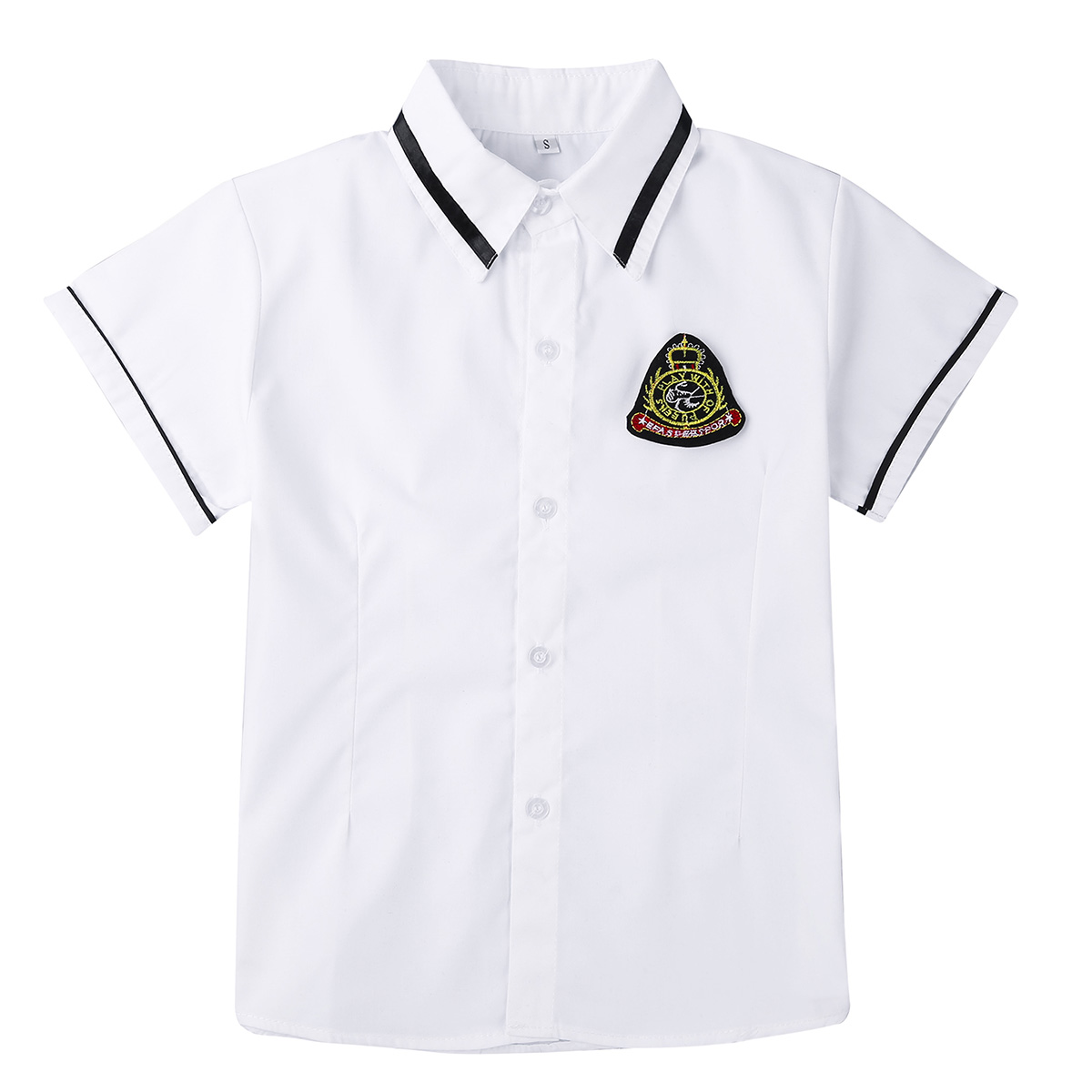 TiaoBug Japanese School Girl Uniform Suit White Short Sleeve T-shirt Top Pleated Skirt Cosplay Korean Girls Student Costume Set Image