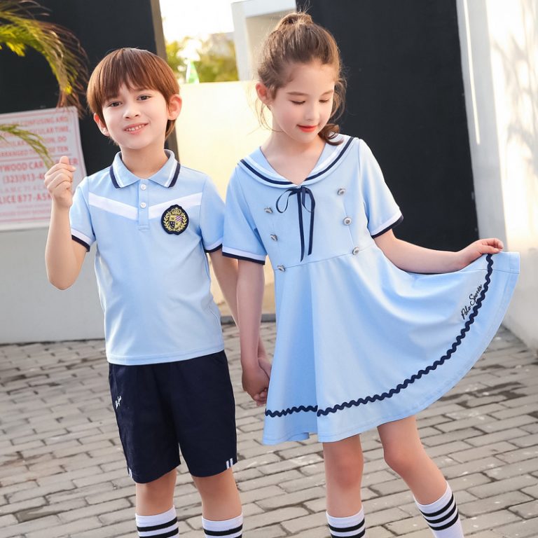 Young STUDENT'S Summer Pure Cotton School Uniform England College Style ...