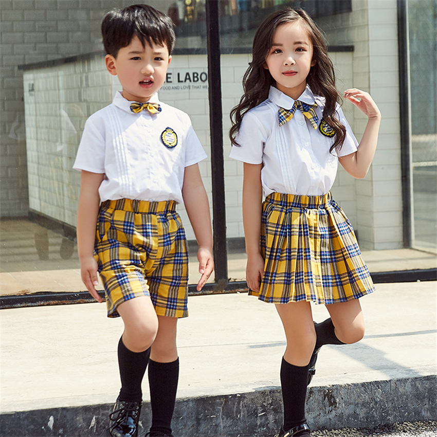 90-180cm Kids Fashion School Uniforms Korean Japanese Style Class