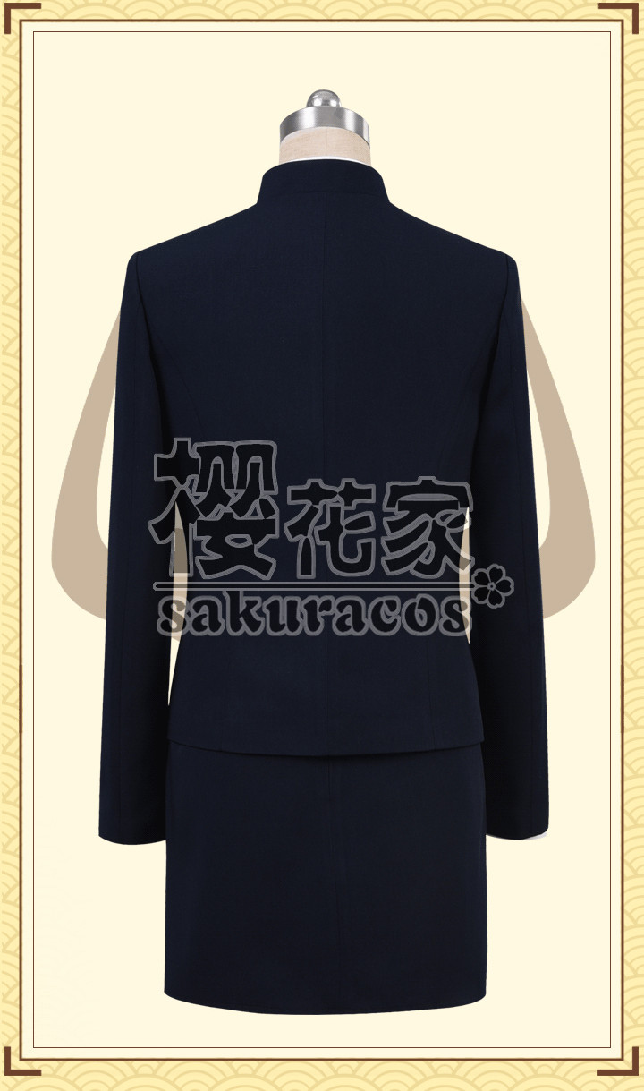 Jujutsu Kaisen Maki Zen In Dark Black Uniforms Cosplay Costume Free Shipping Image