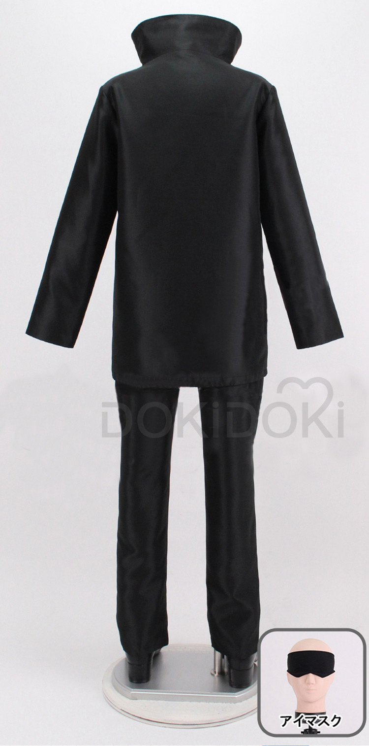 Dokidoki-R Anime Cosplay Jujutsu Kaisen Cosplay Gojo Satoru Costume  Black School Uniform  Jujutsu Kaisen Costume Image