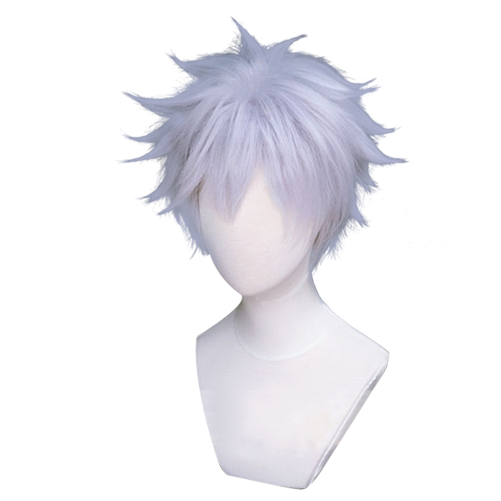 Jujutsu Kaisen Satoru Gojou Cosplay Wig Heat Resistant Synthetic Hair Carnival Halloween Party Props Image