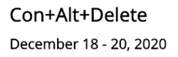 Con+Alt+Delete 2020