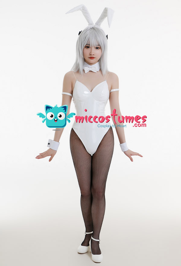 High School DxD Koneko Toujou Shirone Cosplay Costume Cute Bunny Girl ...
