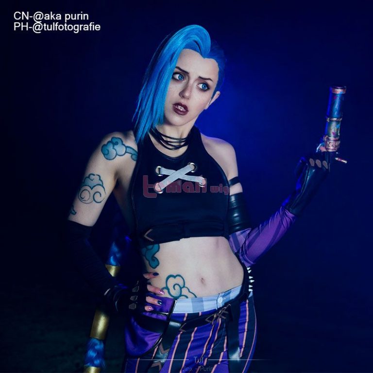 LOL Arcane Jinx The Loose Cannon Cosplay Costume - Cosplay Shop